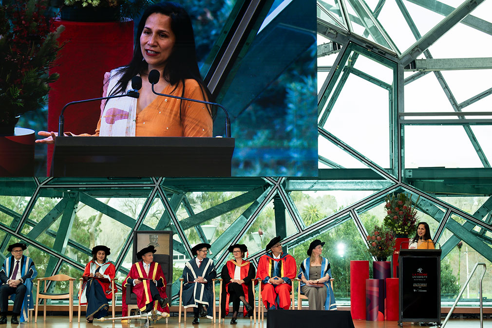 Honorary Doctorate conferred to rani mukerji